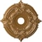 Ekena Millwork Attica PVC Medallion (Canopies up to 6 3/4"), 19"OD x 3 1/2"ID x 1"P, Metallic Vintage Gold CMP19ATDVG - alternate 1
